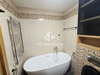 Dedinje-petosoban stan sa privatnim dvorištem