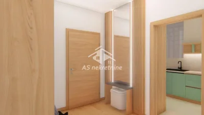 Dedinje-petosoban stan sa privatnim dvorištem