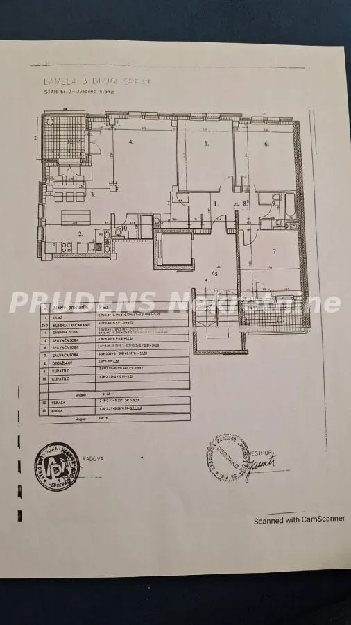 Četvorosoban stan, Metohijska, 380.000€, 109m²